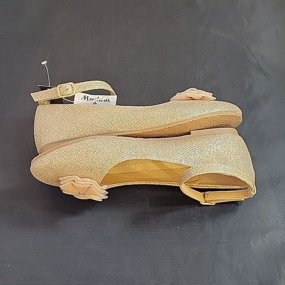 BRAND NEW TAHARI MARY BOWKNOT DESIGN ANKLE STRAP GLITTER EMBROIDERY SHOE - Picture 13 of 14